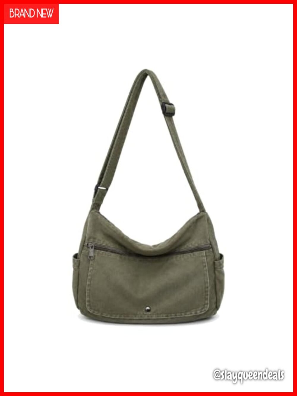 Canvas Messenger Bag Crossbody Satchel Shoulder Purse Hobo Tote Handbag